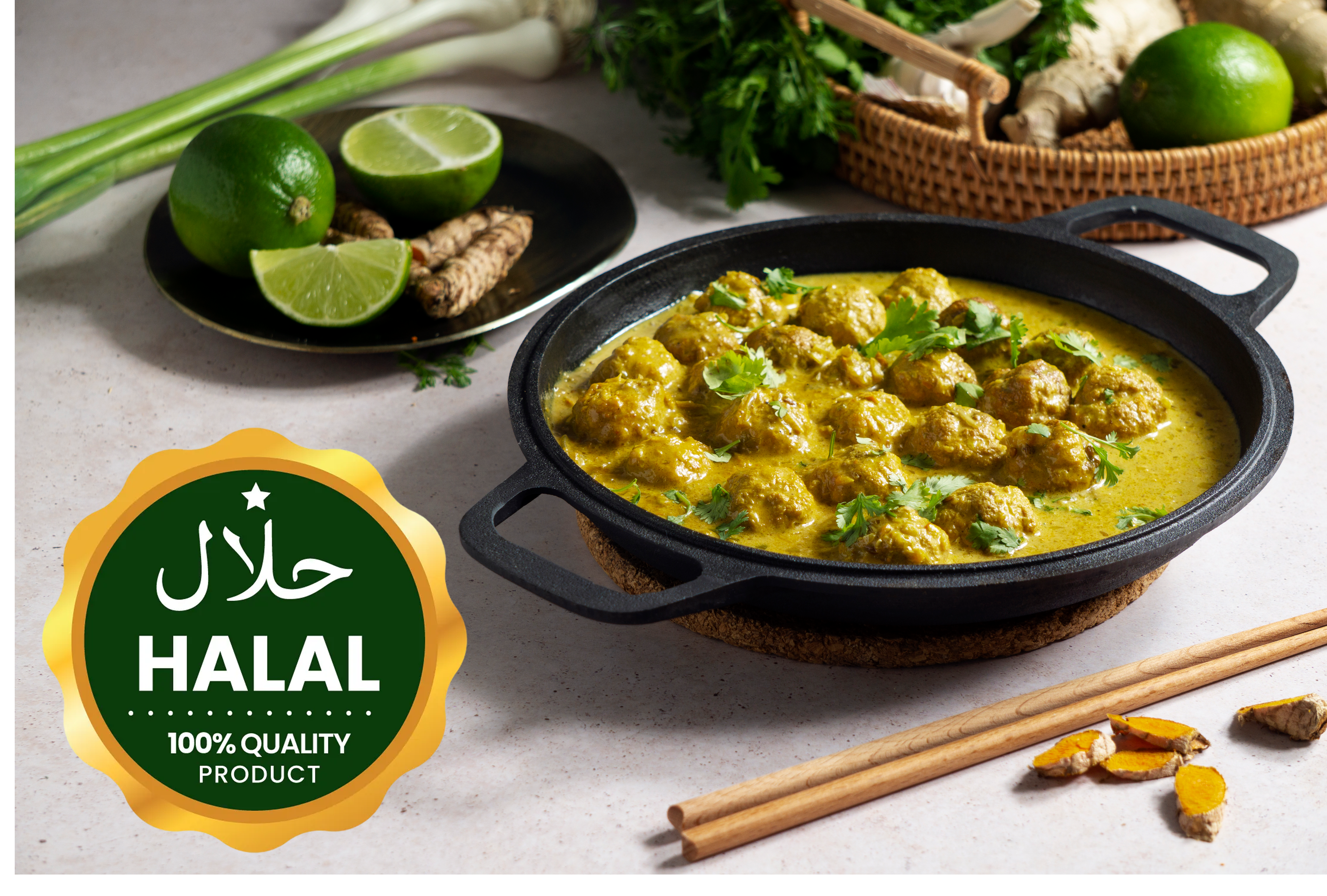 Halal certified Italian food